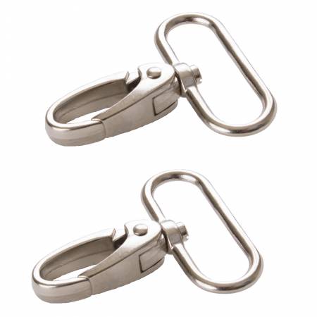 Swivel Hook 1-1/2in Nickel Set of Two